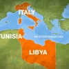 Tunisia Libya Italy maritime freight route