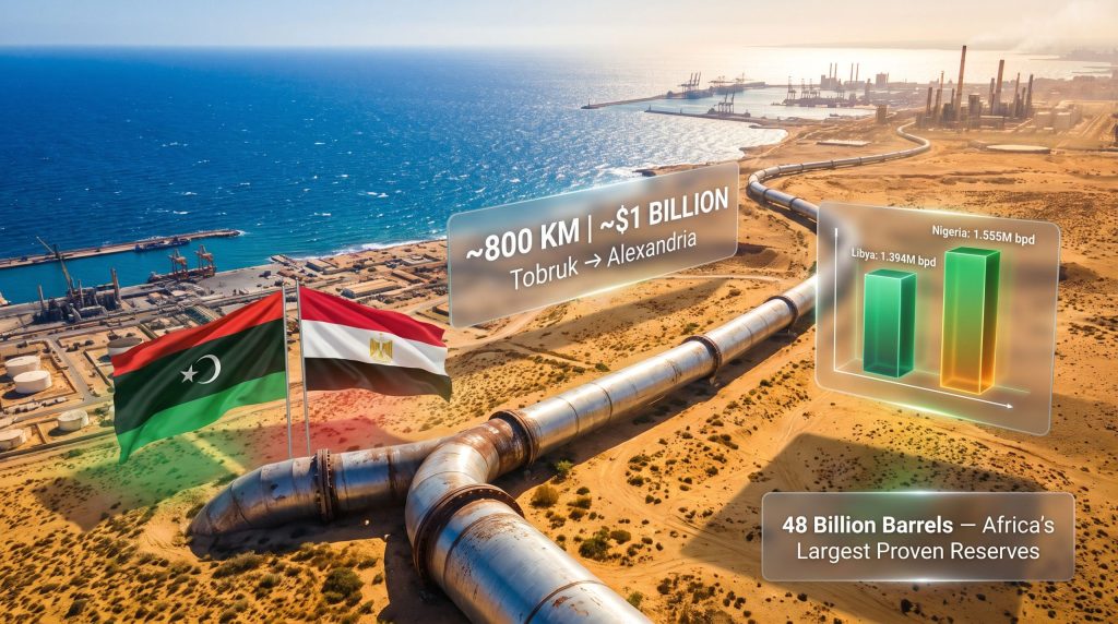 Egypt-Libya Oil Pipeline Could Reshape North African Energy Links